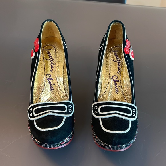 Irregular Choice Velvet Heels - Picture 2 of 7